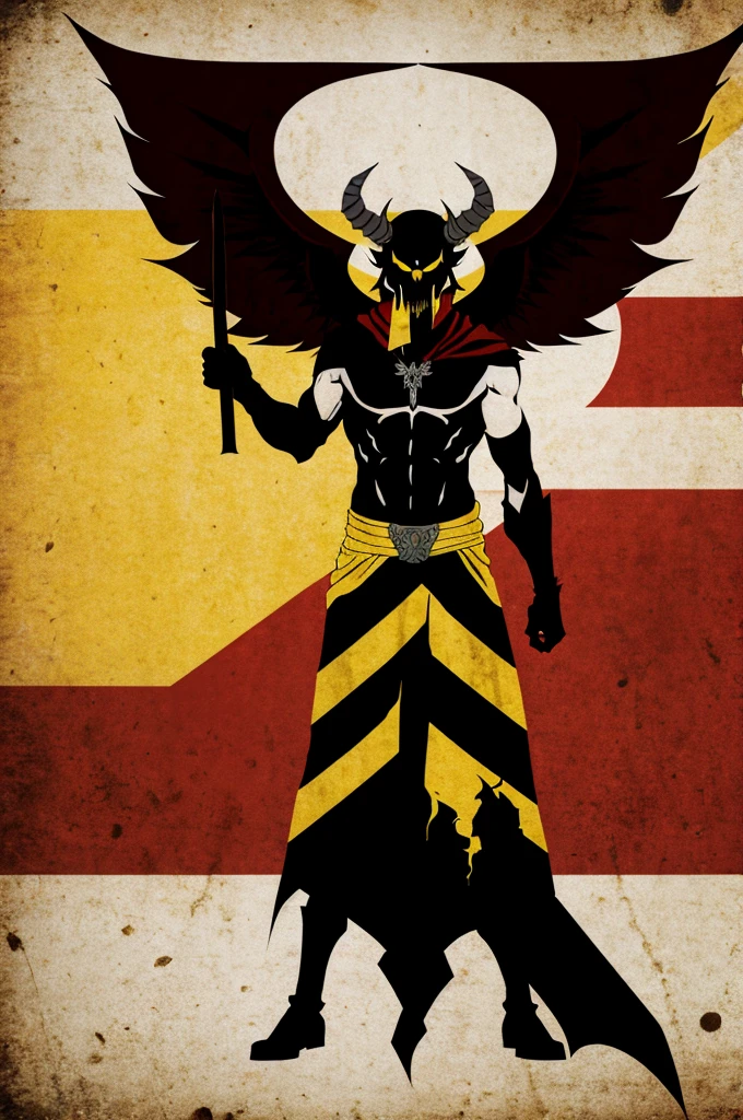 Demon with flag of Venezuela 