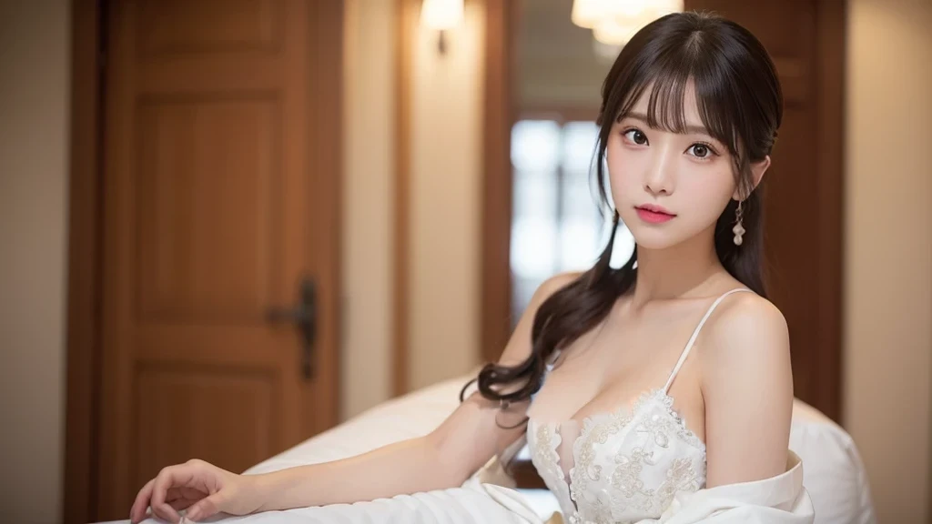 Pure white dress