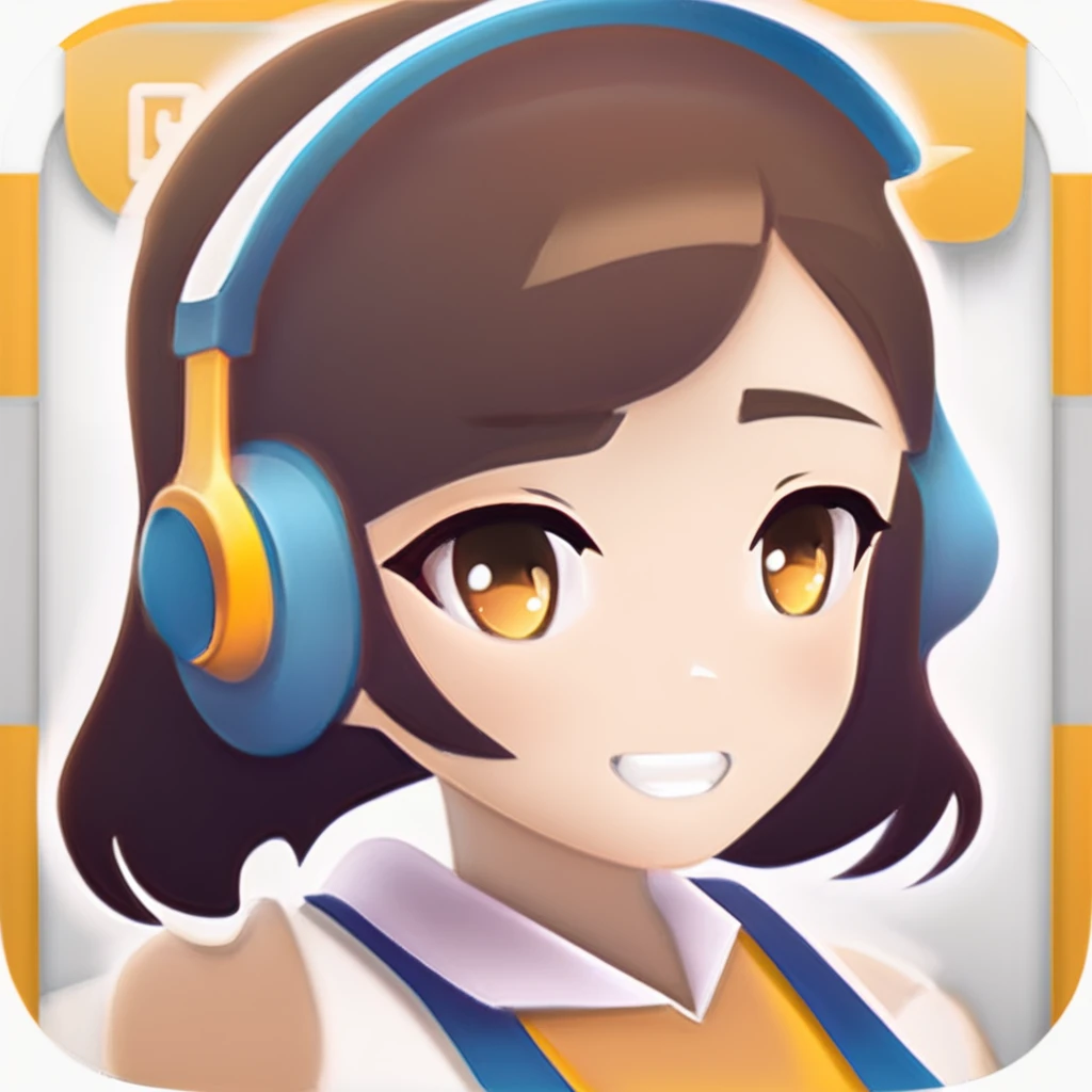 One girl, Avatar Customer Service, icon, iOSiconアプリ, icon app,