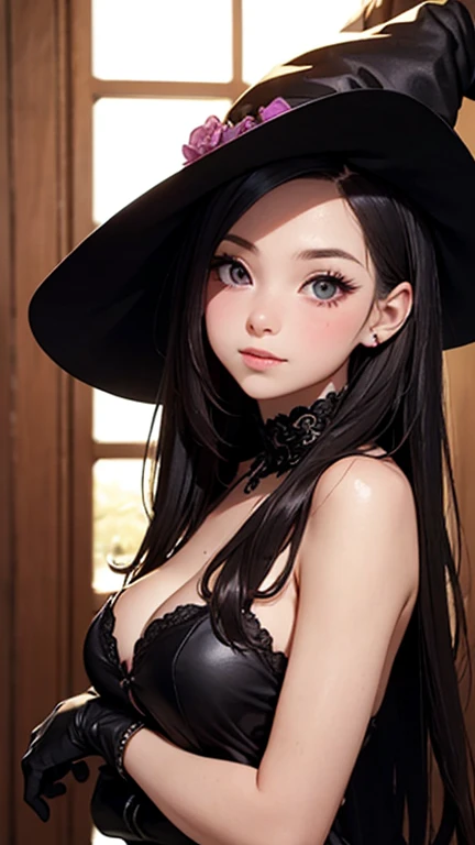 A girl around 10 years old，The sexy and beautiful demon cult witch&#39;s fallen image emphasizes the real-life photography style，Pale skin，Very long hair, Black straight hair. Large target、black eyes , With a strong and mysterious expression. Wearing a sexy suspender ultra-low-cut bikini,（（36L cup））， （（Hemisphere 1.7））More voluptuous and sexy, Something that matches her mysterious and strong personality. Comprehensive, Her presence will attract attention, Attract curious and inquisitive eyes. Big Breasts, light, Chromatic Aberration, Backlight, masterpiece, High Detail, high quality, 4K.(breast_catch,personally,povbreastcatch)。Makeup should be charming。Snake tattoos or skull tattoos can be added to the exposed skin appropriately.。The background can be designed with some flashy, extravagant and decadent atmosphere。The generated work requires the whole body to be perfectly reflected from hair to toes。