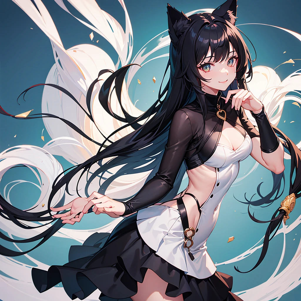 Near future、sologirl、full body Esbian、poneyTail、White blouse、pleatedskirt、posterior view、undergarment、A sexy、Cute、Thin leg、highly accurate、