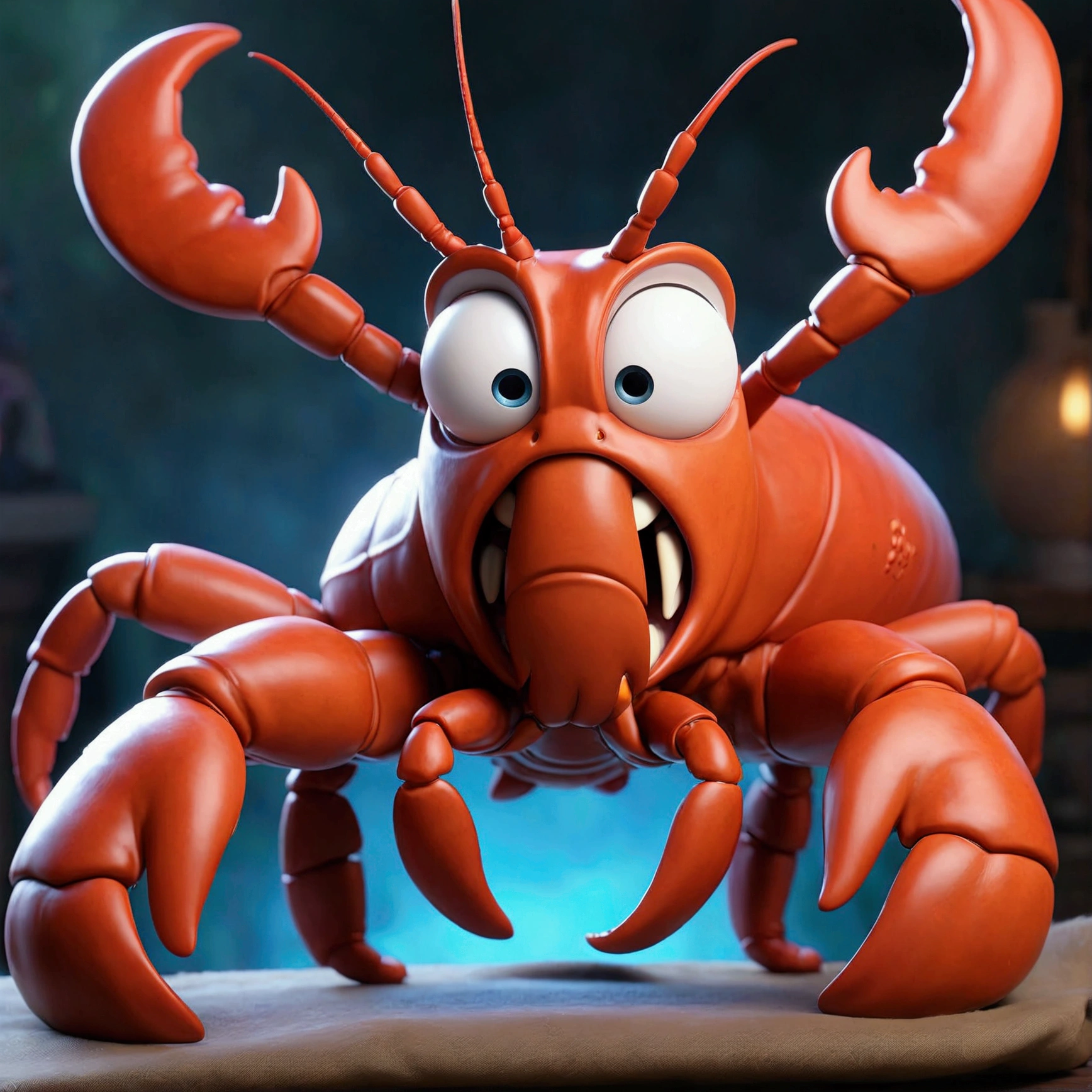 Large lobster, Pixar style，masterpiece, best quality