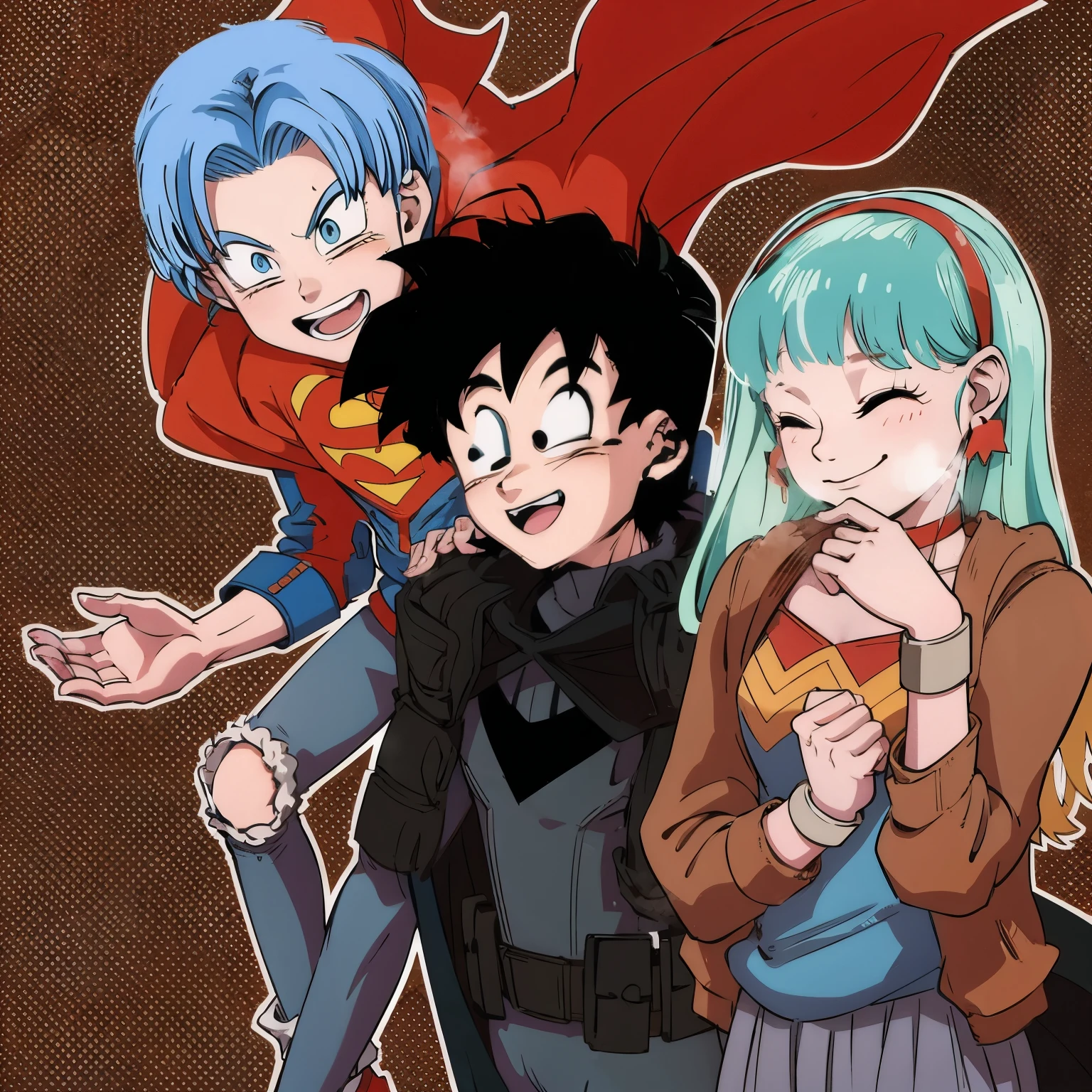 smiling with eyes closed 