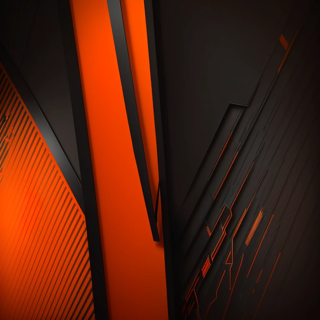there is a red and black wall with a gold and teal, gold and teal, it has a red and black paint, gold racing stripes, orange and black, graphic detail, orange red black white, 4k detail, 4 k detail, black and orange, red and obsidian neon, red neon details, slick design, black and red background
