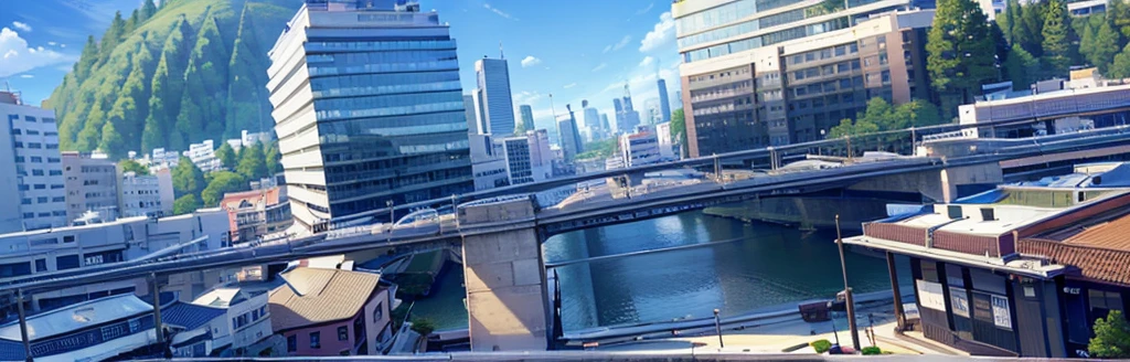 landscape、Real、City、In town、blue sky、