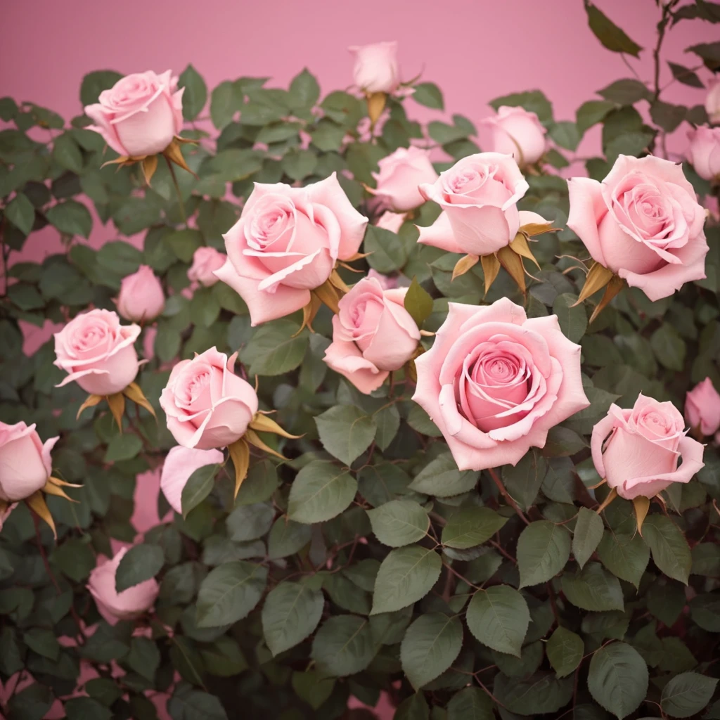 Make a pink rose background，For product posters，The picture should be beautiful，Pure picture，Highest quality，Professional aesthetic，16K