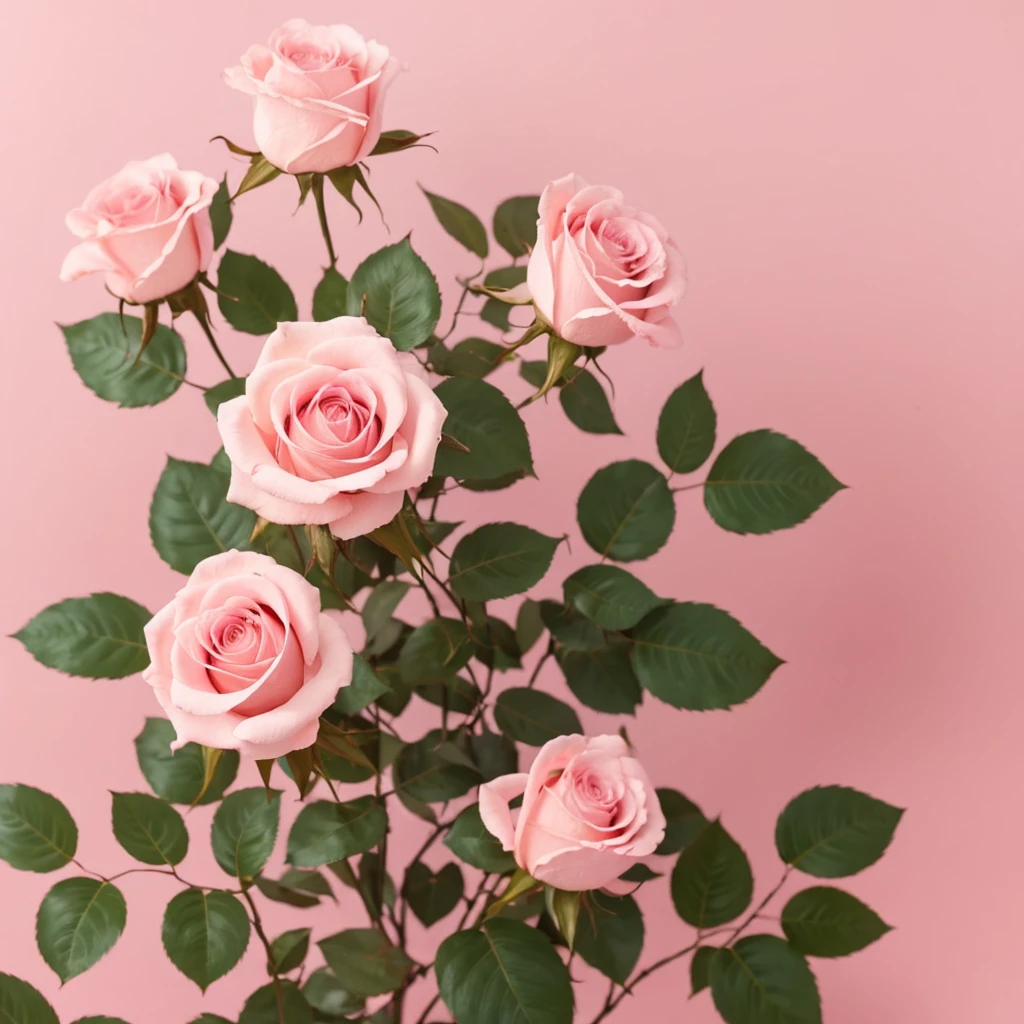 Make a pink rose background,For product posters,The picture should be beautiful,Pure picture,Highest quality,Professional aesthetic,K