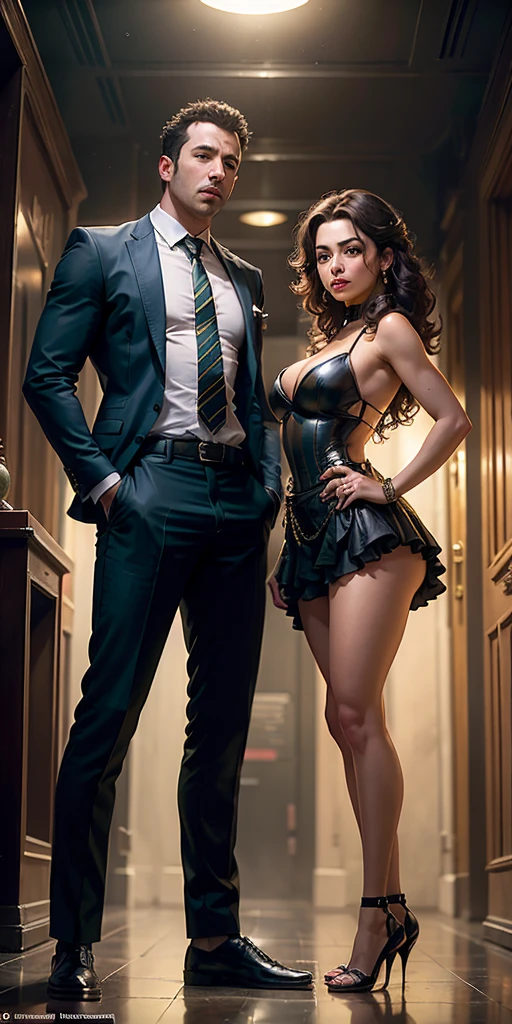 arafed man and woman standing in front of a wall of money, promotion still, Promotional image, Promotional image, promotional shot, Promotional photo, Promotional photo, by Daniel Gelon, advertising photo, underground blockbuster, batteries, charli bowater y artgeem, by Dan Frazier, Promotional photo, jamaica, by Milton Menasco, por Seb McKinnon