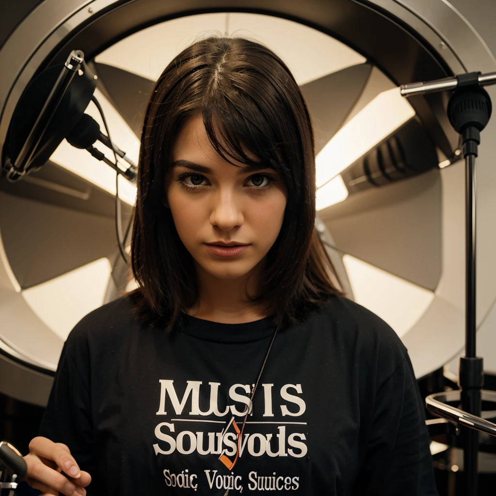 Logo of a music school called sounds and voices