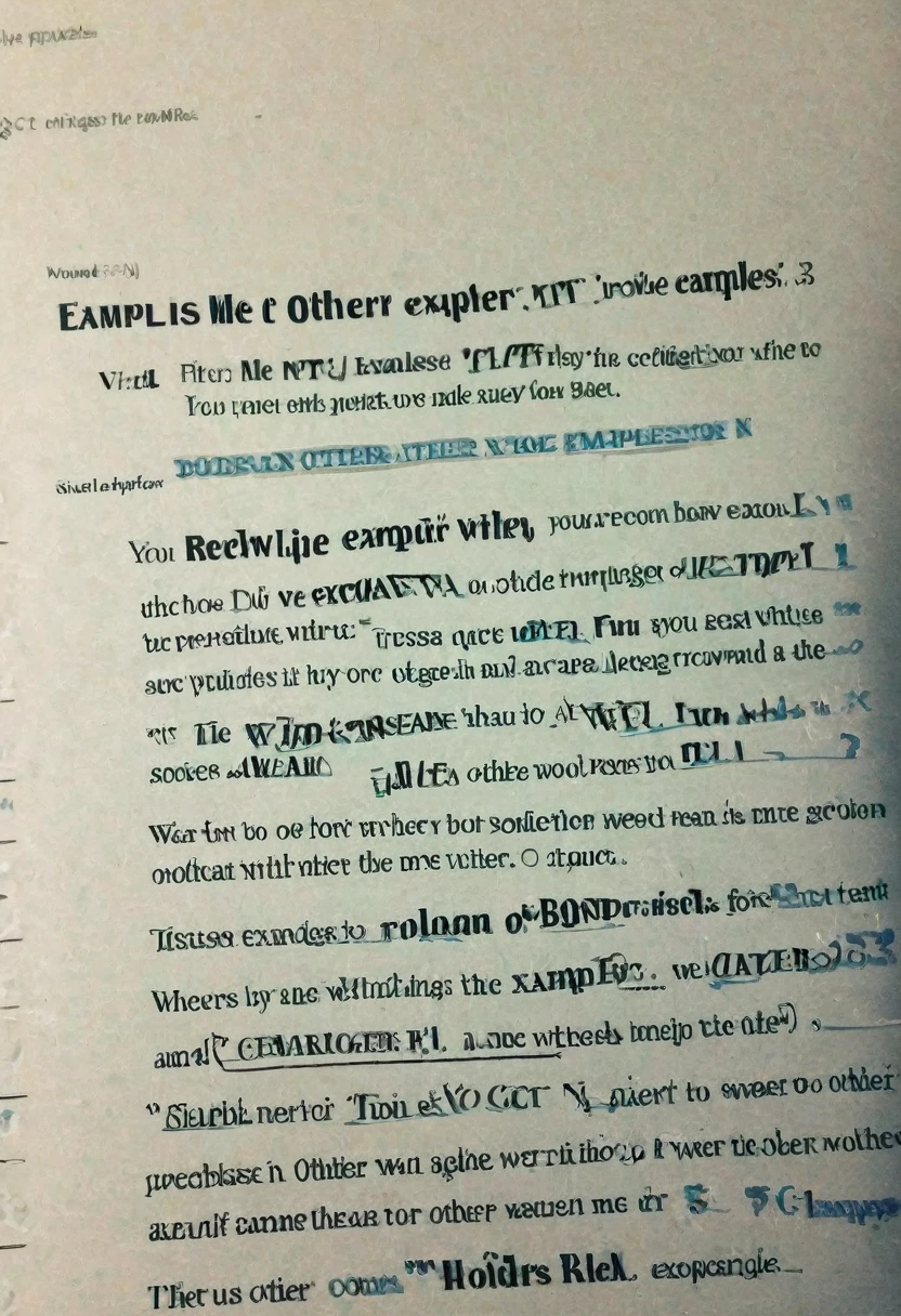 Give me other examples 