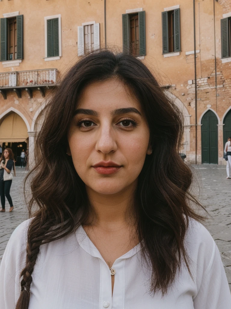 (masterpiece, best quality, realistic),
1girl,(on the St. Peter's Square of Vatican,crowd), gypsy dress,(princess eyes,shiny pupils),dancing, intricate,teal hue dress, gold, gypsy person, banquet, crowd, picking up skirt,pale skin,
[slight smile],