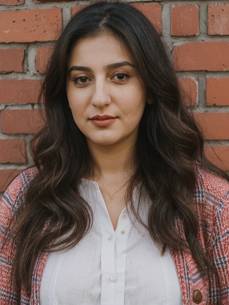 Caseyli, 1girl, solo, 30 years old, (((Georgian face))), (((Georgian nose))), (((Georgian lips))), ((((chubby)))), (((wide hips))), (((dark blonde hair))), wavy medium hair, wearing stylish Generation Z modern wear, ((Background: Red Square in Russia))