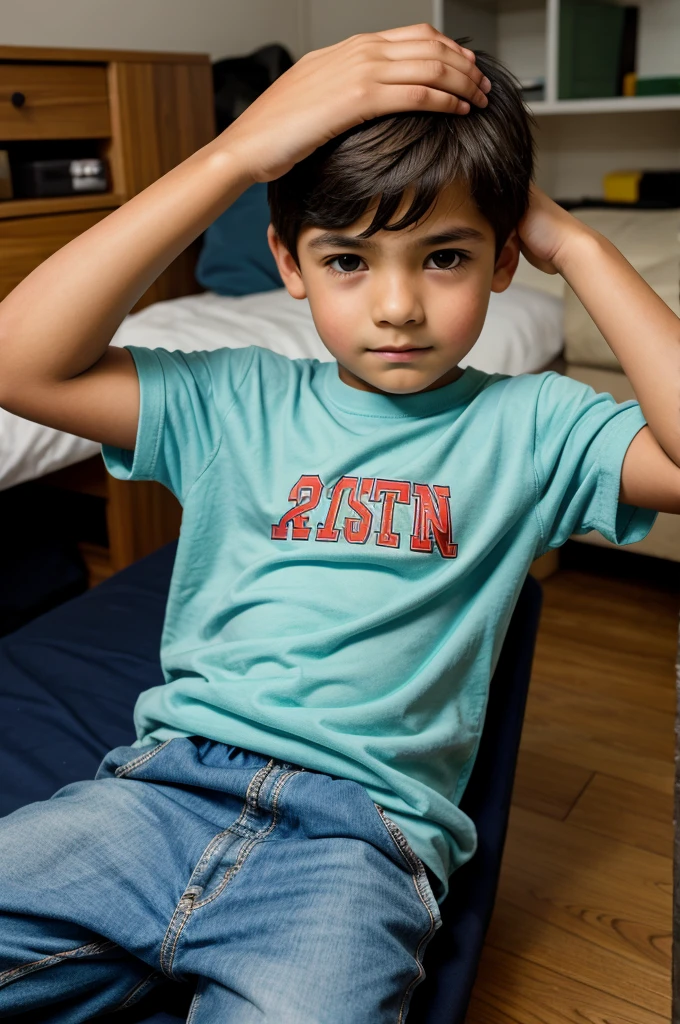 Visual representation of the son's gratitude for the alarm clock.
Background: Clock in the frame, indicating the significance of the morning routine.