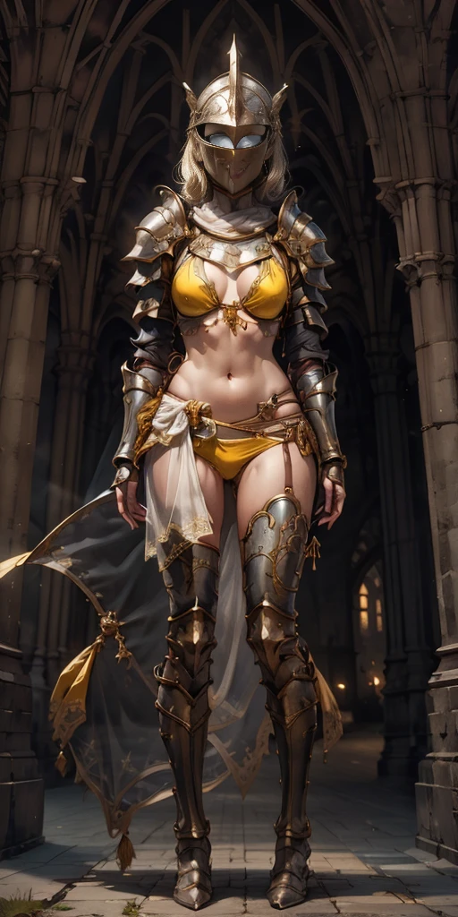 yellow bikini armor