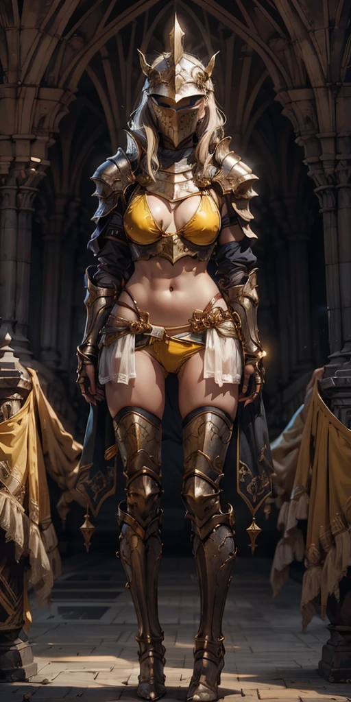 yellow bikini armor