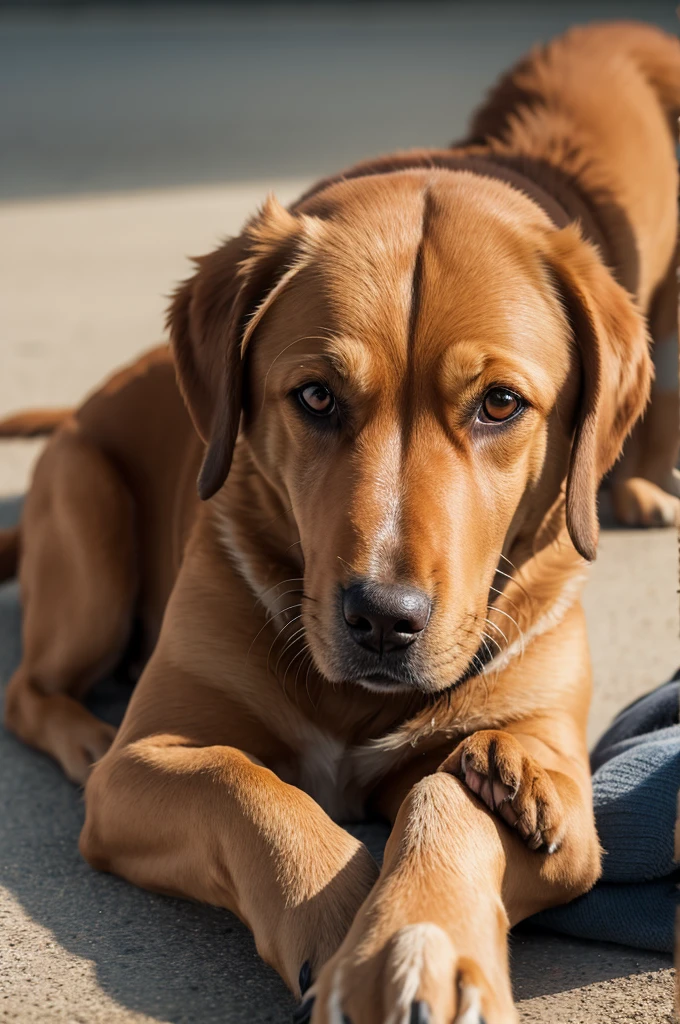 A dog