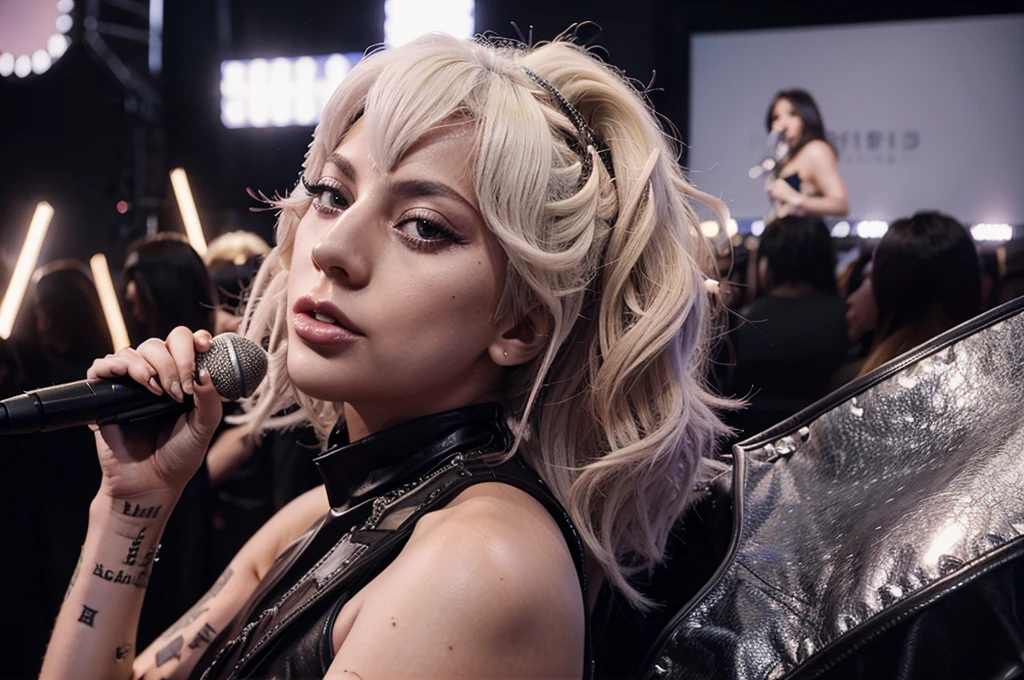 Lady gaga show big tist naked