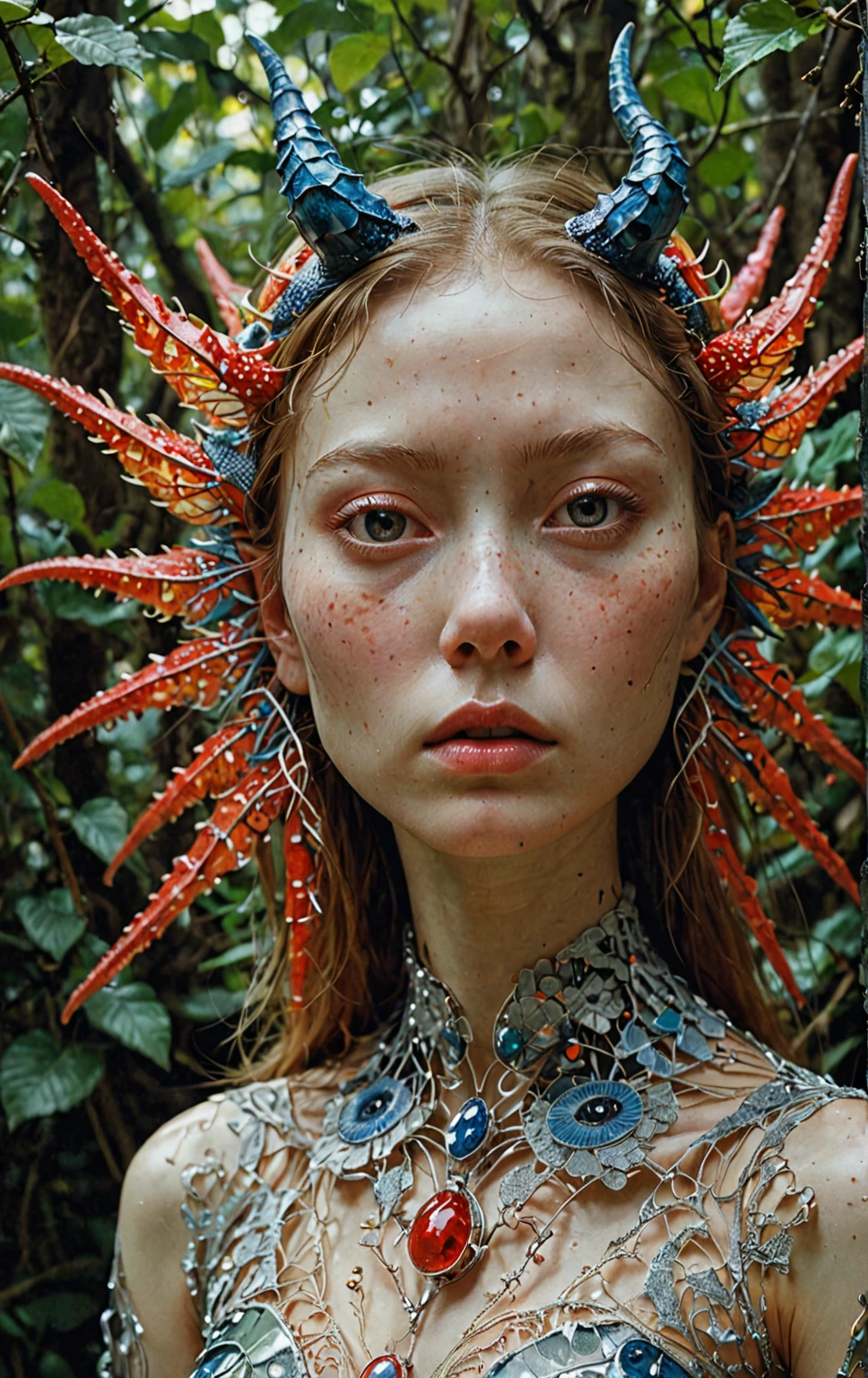 artistic photography,
photography in the style of detailed hyperrealism ,cinematic composition, dramatic light,fantasy,creature,kazumasa nagai,Tim Walker,Patricia Piccinini,dramatic lighting, clear details,expressive,hyper detailed,intricate,poster,artstation,polaroid
groundbreaking unrivaled opus with unrivaled details,Extremely high-resolution details,photographic,realism pushed to extreme,fine texture,incredibly absurdres,absurdres,masterpiece,Extremely high-resolution details,ultra detailed,Selfie!!!!!,Digital painting,concept art,