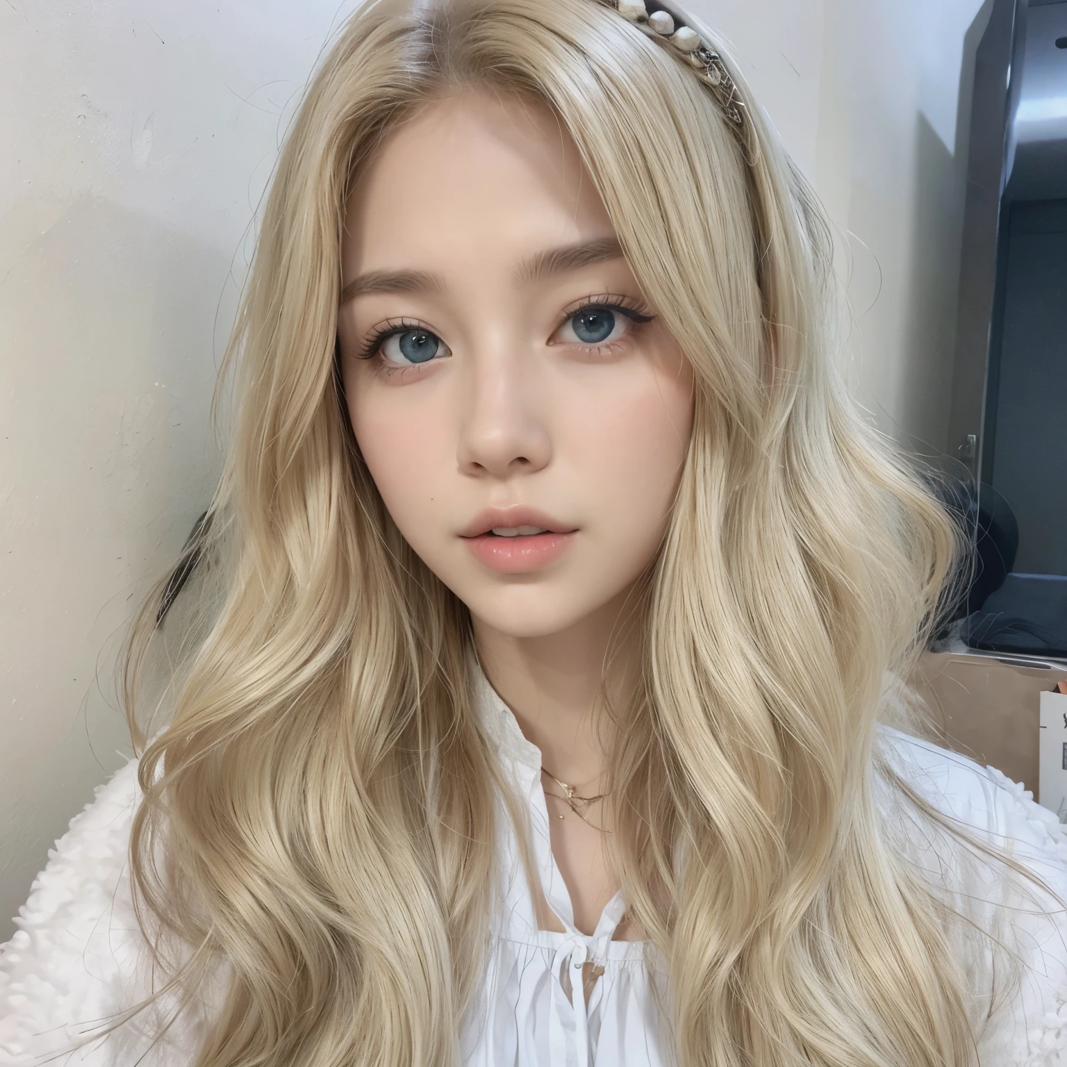 blonde woman
