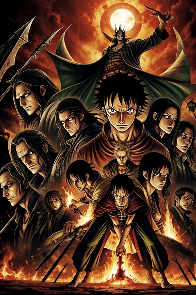 One Piece,Sauron,Cut zombies