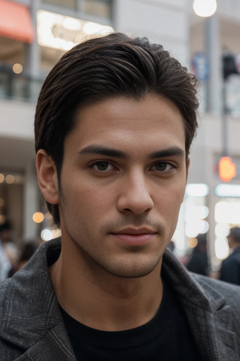 portrait of handsome men ,mall