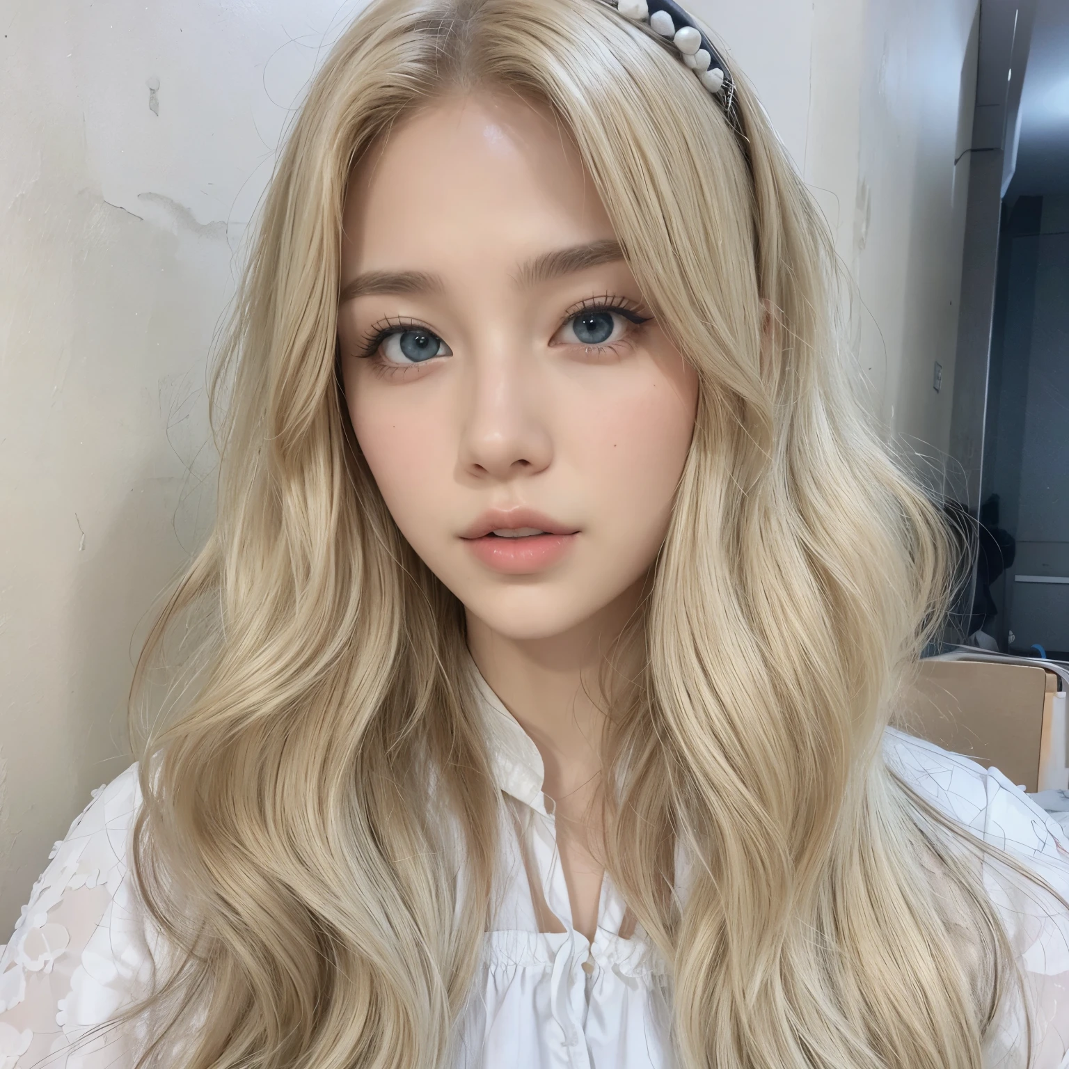 blonde woman