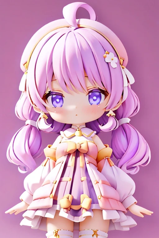 With a girl, Little、amber, , medium pastel peppermint green, Luxury Fabric, Dithering, Widespread,Viewer Lucky Violet