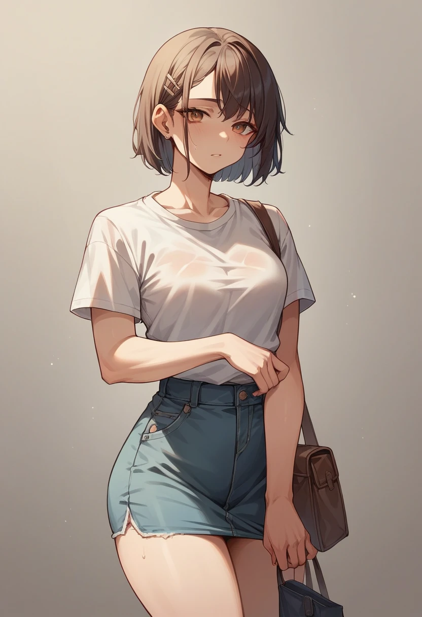 s He writes down clothes