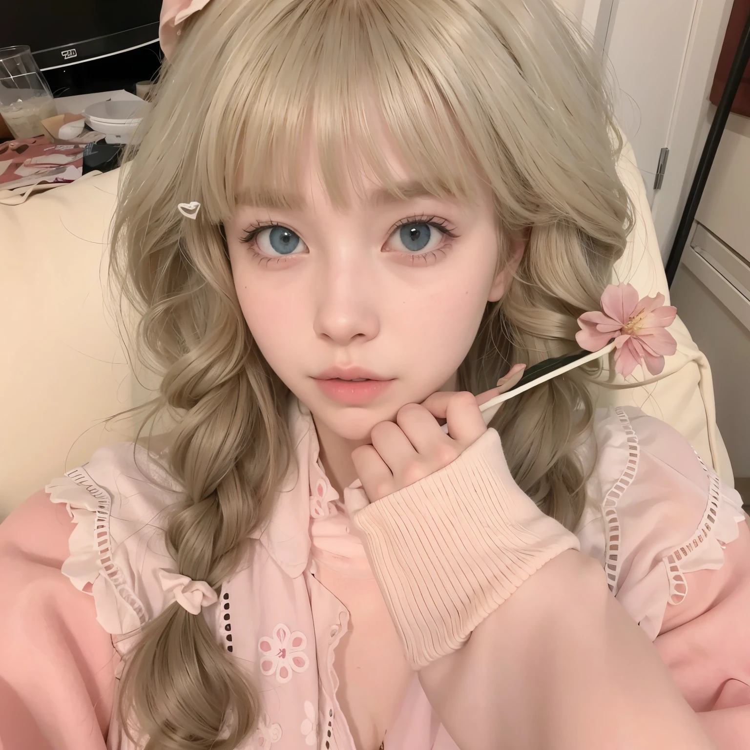 blonde woman