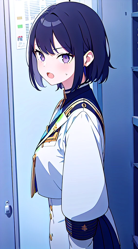 1girl, girl, solo, upperbody, , uniform,