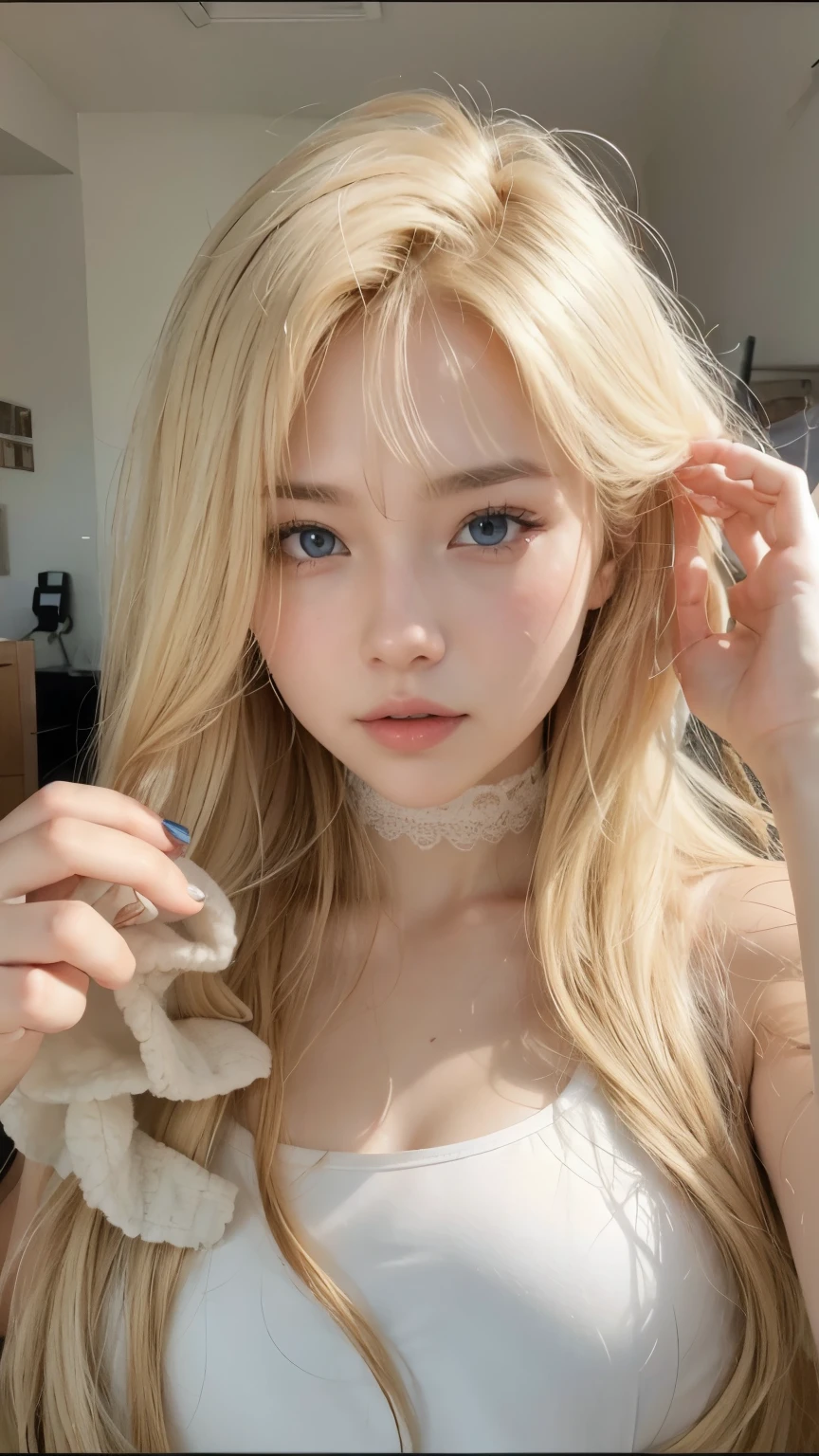 blonde woman