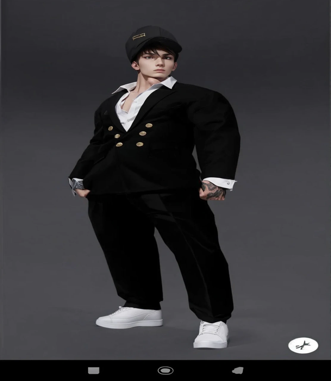 Beautiful slender boy