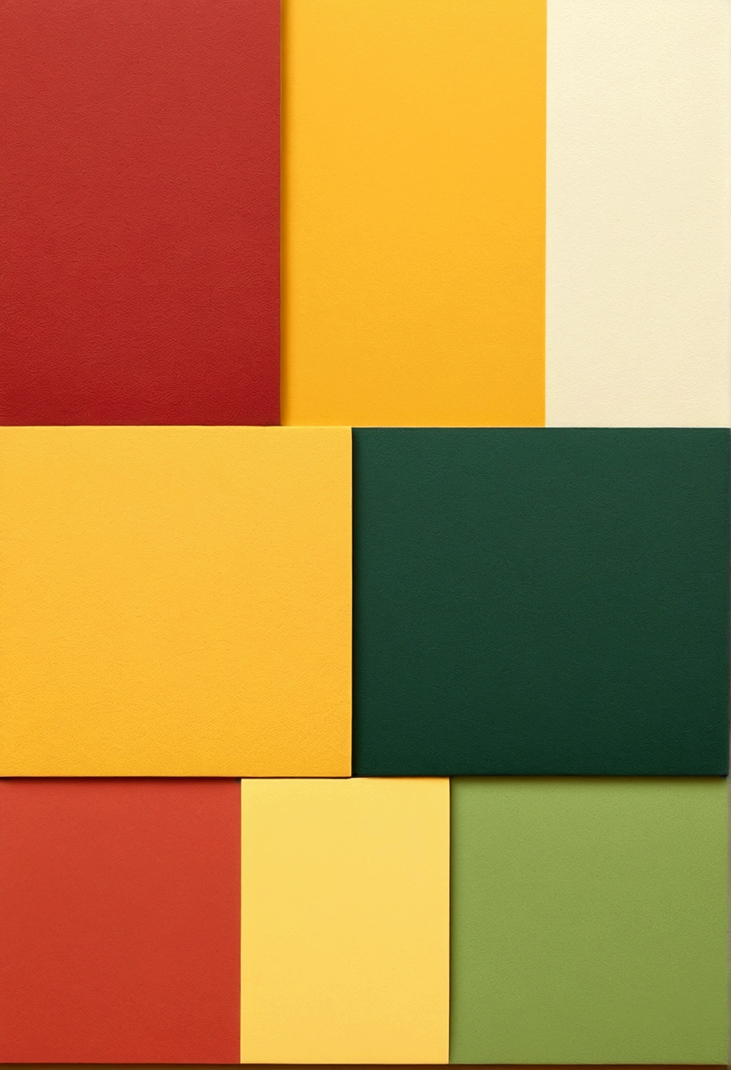 Create a logo, red yellow and green color palettes. vibrant and at the same time simple. The name described in the logo must be : not !