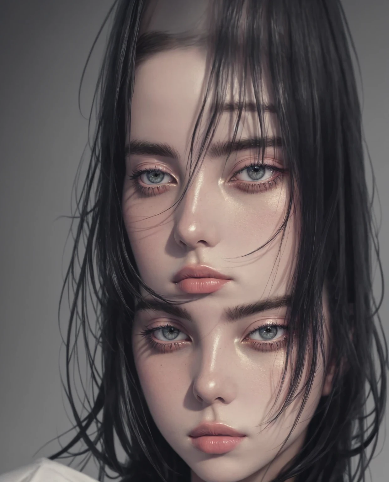 high detail photo of 1girl billieeilish,, professional, photography, excellent lighting, impeccable, precision, rich colors, deep shadows, clarity, high-resolution, razor-sharp, composition, light and shadow, timeless beauty, captivated, artistry, craftsmanship, elegance, sophistication, exquisite, details, atmosphere, balance, masterful, technique, expertly captured, stunning, visual impact, top-quality, compelling, professional-grade, aesthetics, flawless, remarkable, perfection, attention, dynamic, evocative, nuanced, depth, vibrancy, masterclass, breathtaking, awe-inspiring, high-definition, alluring, enchanting, texture, storytelling, mesmerizing, cinematic, elite, artistry.