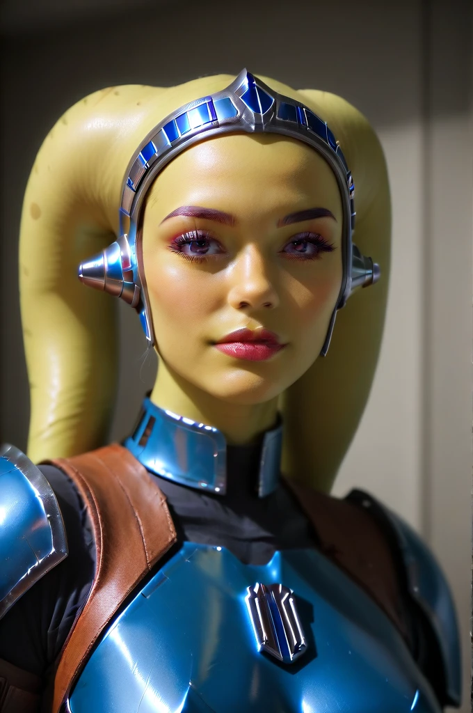 a fall body ((female twi'lek ))mandalorian, beautiful detailed eyes, beautiful detailed lips, extremely detailed face, long eyelashes, mandalorian armor, sci-fi, cinematic lighting, dramatic, epic, intricate details, hyper-realistic, 8k, high-quality, photorealistic
