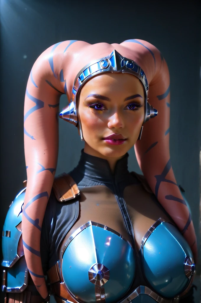 a fall body ((female twi'lek ))mandalorian, beautiful detailed eyes, beautiful detailed lips, extremely detailed face, long eyelashes, mandalorian armor, sci-fi, cinematic lighting, dramatic, epic, intricate details, hyper-realistic, 8k, high-quality, photorealistic