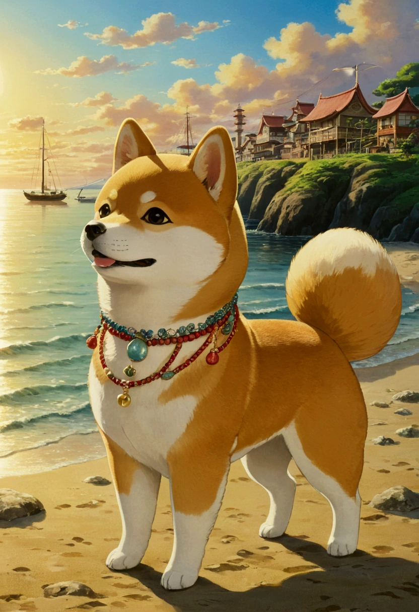 Ghibli　Seaside　Shiba Inu