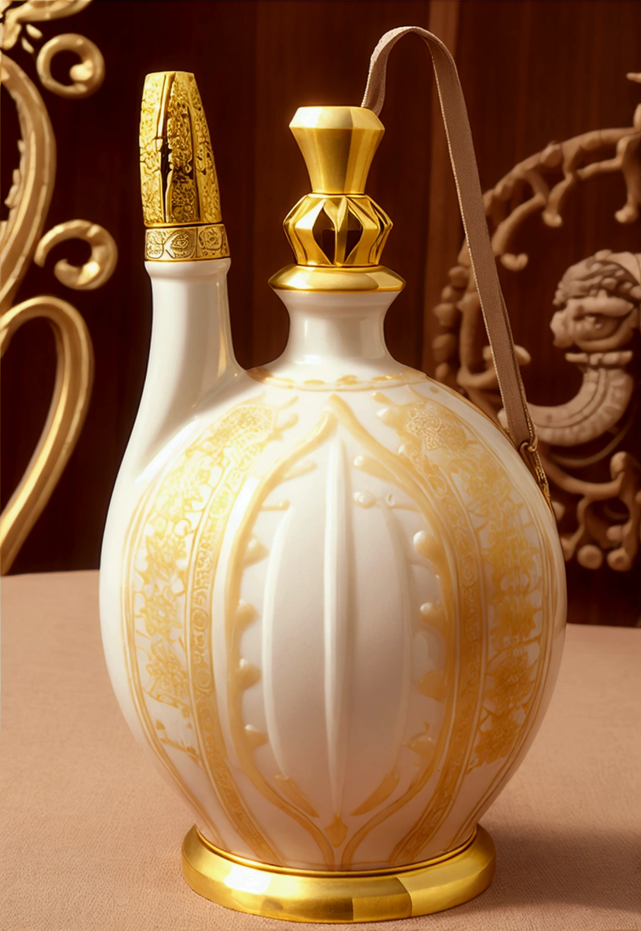 Ceramic material、Steady and strong、Royal style、Bottle design