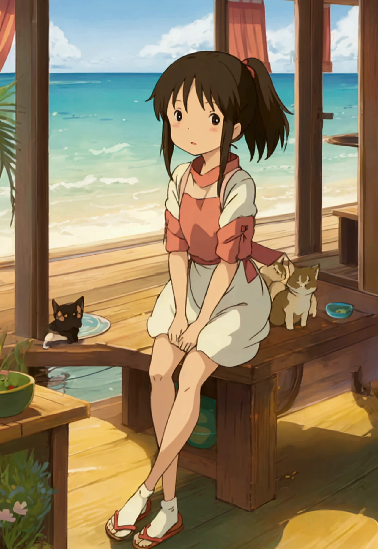 Ghibli　Seaside　Shiba Inu