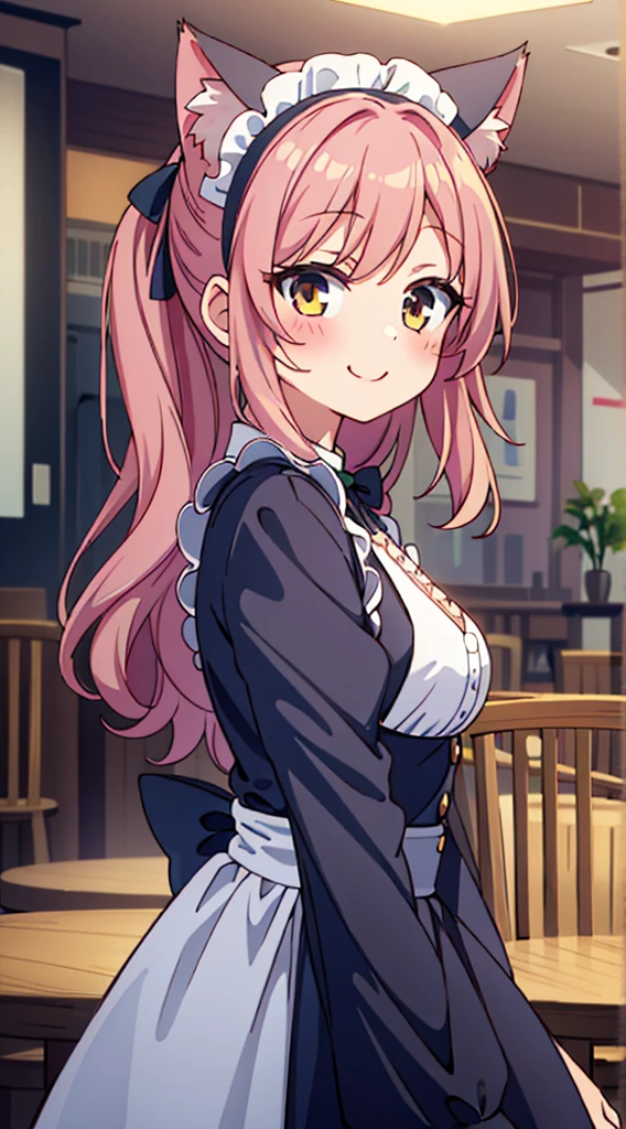 (Cute illustration:1,2),(Absurd realistic structure details),(High resolution complex and detailed text quality),(High-resolution microstructure、High poly 3 boobs boobs boobs D rendering correction),Methods of geometry,Careful explanatory anatomy,
BREAK,
1girl in, (Cute:1.5),(Chibi:0.5),(kawaii:2.0),(Lori:2.0),(7 old girl),(Solo:1.65),BREAK, (flat chest:1.2,), Clear skin, Beautiful skin, Shy, One Beautiful Girl,(Hair Bow, reddish brown hair, Twin-tailed:1.2), (Brown eyes, long eyelashes, Double eyelids: 1.2), Shiny skin, gleaming skin,Clear skin, Beautiful skin,( A smile:1.5), Solo,gleaming skin, Clear skin, Beautiful skin(best quality face),(Top quality glowing eyes), BREAK (Pink Theme:1.4), (Vivid colors:1.3), A cafe with a girl wearing a maid outfit and a cat ear headband.,
BREAK,(early evening),is standing,a closed mouth,(architecture, cafes,Cat Maid,The table,shop front,working cat ear maid,Menu table above table:1.55), Waterfall,depth of fields,
BREAK,wakame,wakame,wakame,(Dynamic Angle:1.4),
BREAK,(Blurry background:1.3),(absurderes, hight resolution, Super Detail Art),cel shading,Clear Color, Lonely optical effect, Beautiful pictures, Bright glow, mystic atmosphere,(Close-up of girl:1.1), Mystical light particle effect,manga influence, clean line drawings,