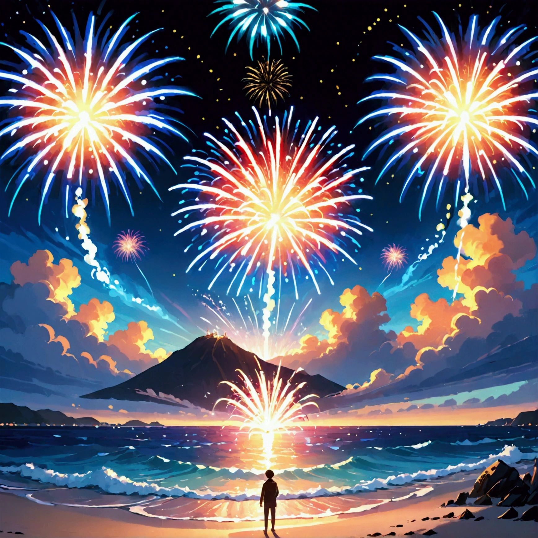 firework　Ocean