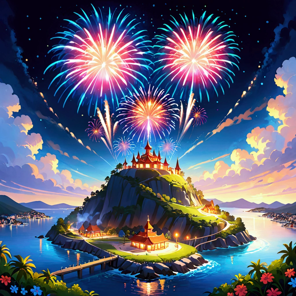 firework　island