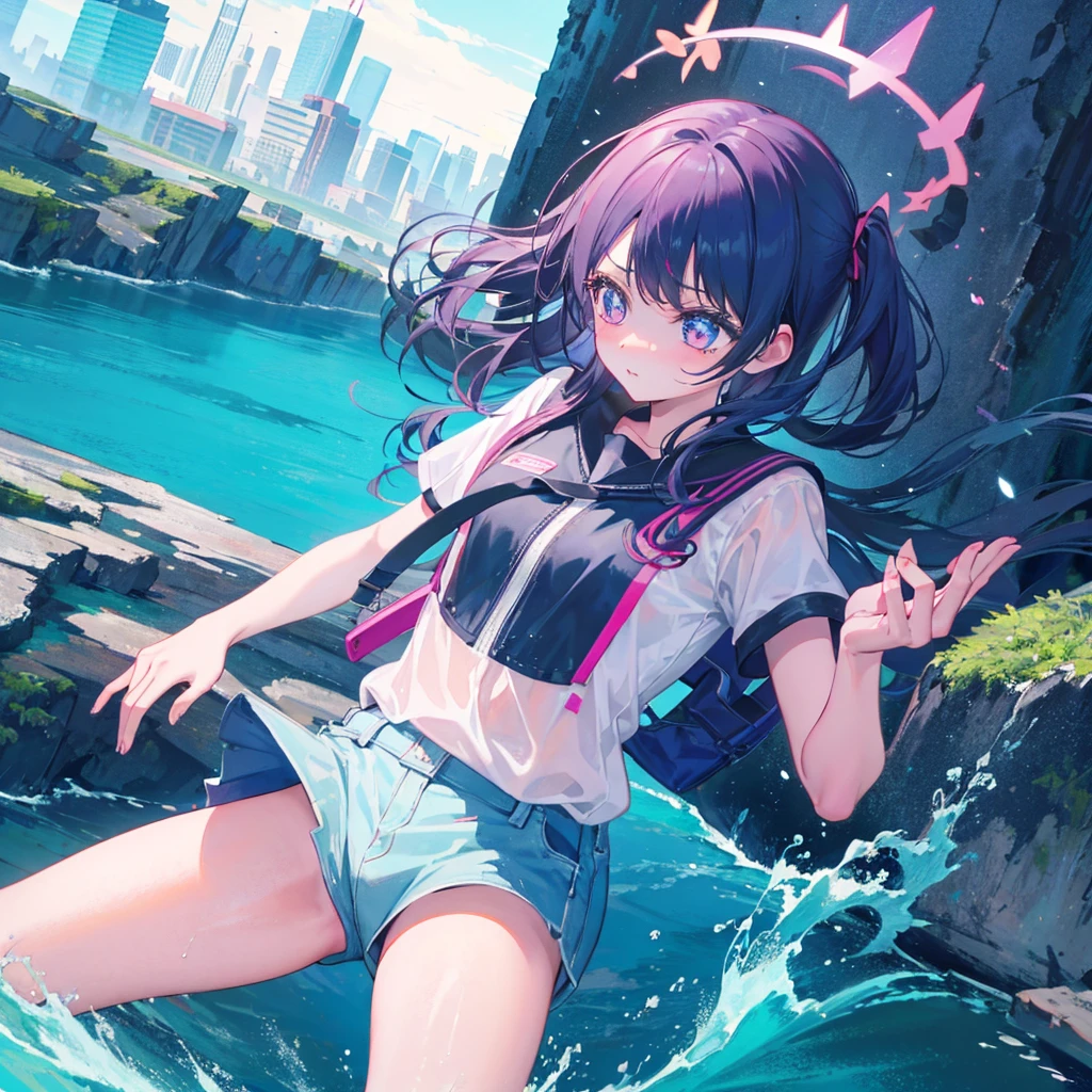 A naturally clumsy girl
