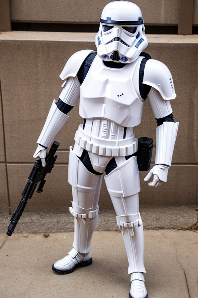 Valkyrie in Imperial Storm trooper transparent armor.