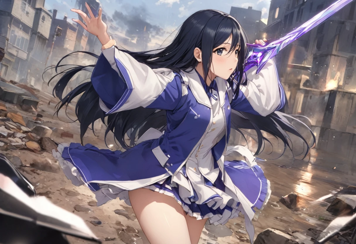 Love Live adult Kanan Matsuura, masterpiece, highest quality, gloss, clothing random, sensitive, beautiful background, transformed into an ally of justice, Inserted by the enemy