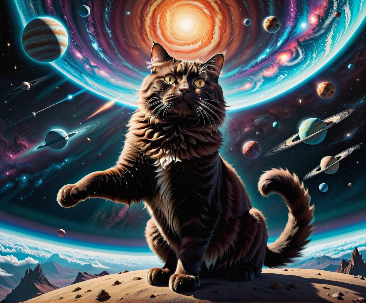 （0719）Today's challenge theme：Giant Cat/巨大猫猫/巨大な猫