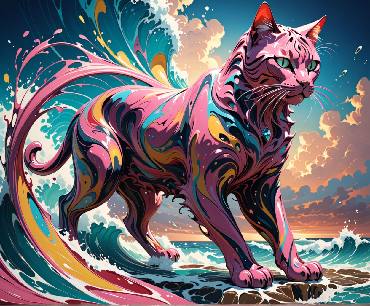 （0719）Today's challenge theme：Giant Cat/巨大猫猫/巨大な猫