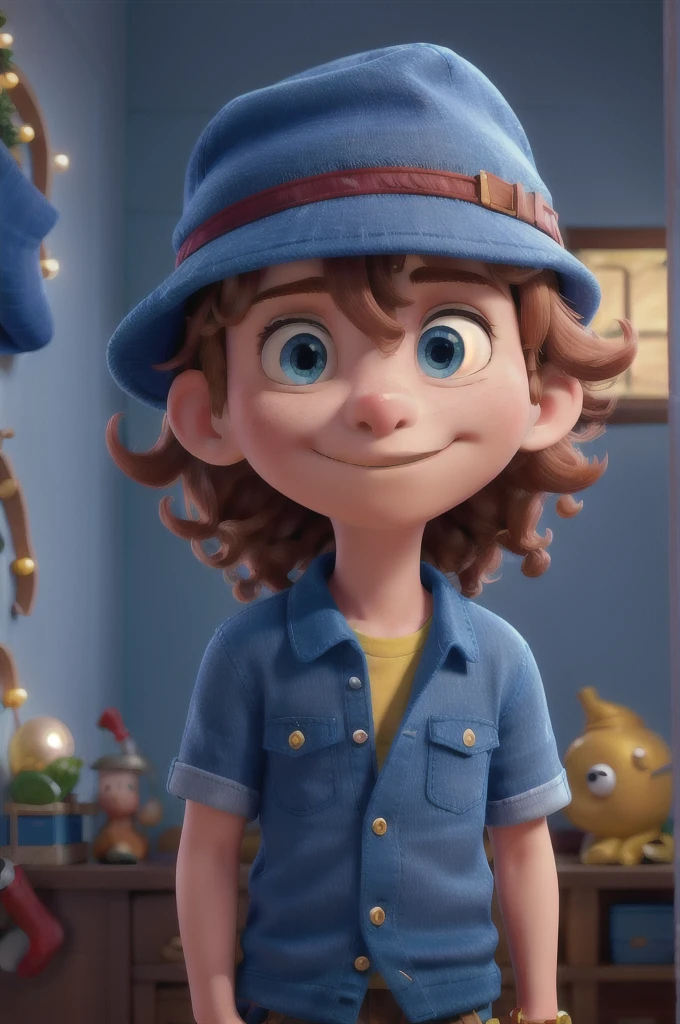 Cartoon character take a reference image from the @dooig_444 do Instagram, animation character, Caractere estilizado, animation style rendering, 3D estilizado, Arnold Maya render, 3 d render stylized, toon render keyshot, Personagem 3D, Personagem 3D, 3d rendering stylized, 3 d character render, personagem de desenho animado, Personagem de close up, Pose de personagem, (Estilo Pixar) (master part:1.2) (Bokeh) (best quality) (pele detalhada) (textura detalhada) (8k) (argila) (Cinematic lighting) (foco nítido