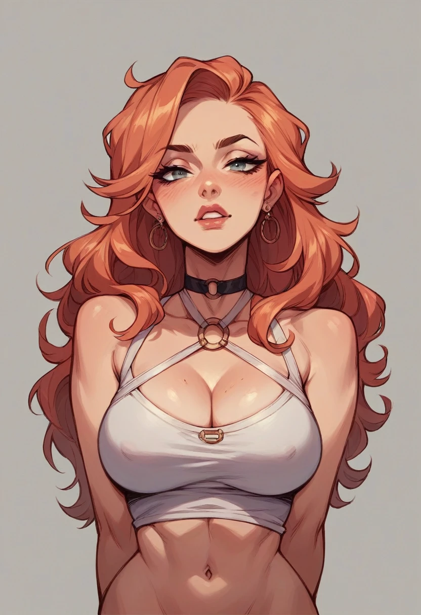 Creates intensely unpleasantness in a sensual busty, flirty and big-assed way 