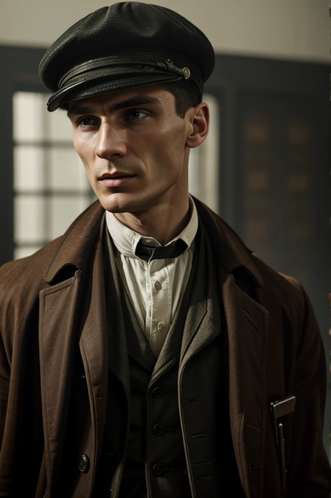 Thomas Shelby, attractive and with a rifle